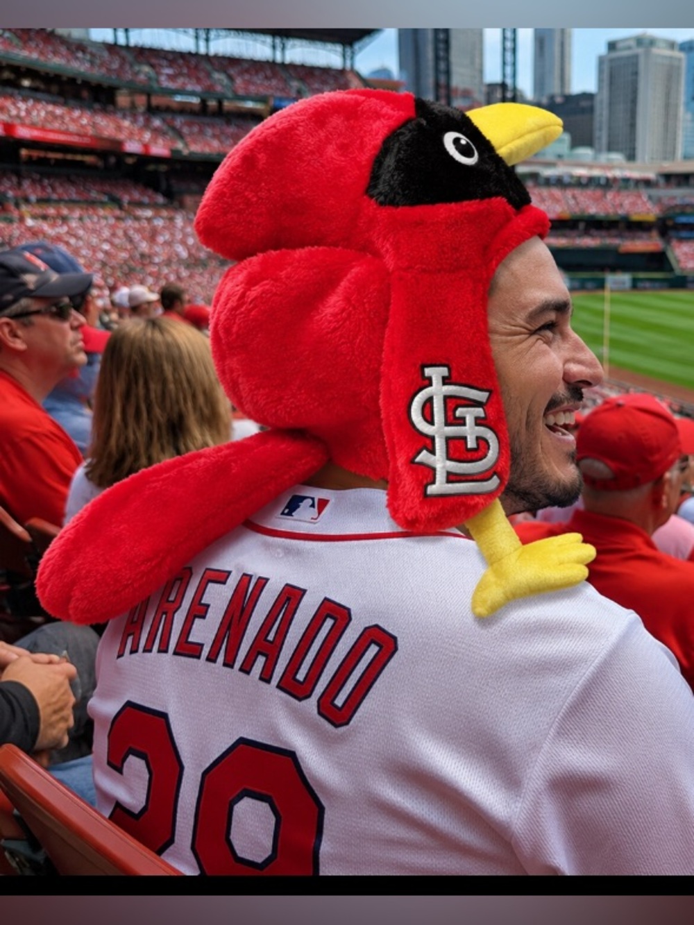 St Louis Cardinal Plush Hat